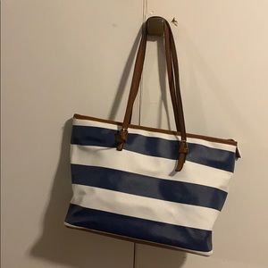 Striped bag